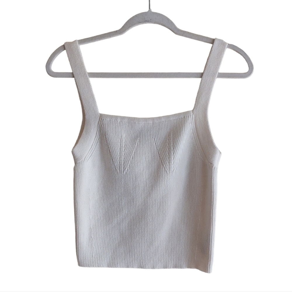 asos Design Tank Knit Casual Crop Top- size 10